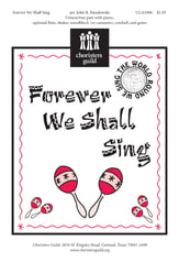 Forever We Shall Sing Unison choral sheet music cover